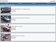 Tablet Screenshot of pjsautocentersalem.com